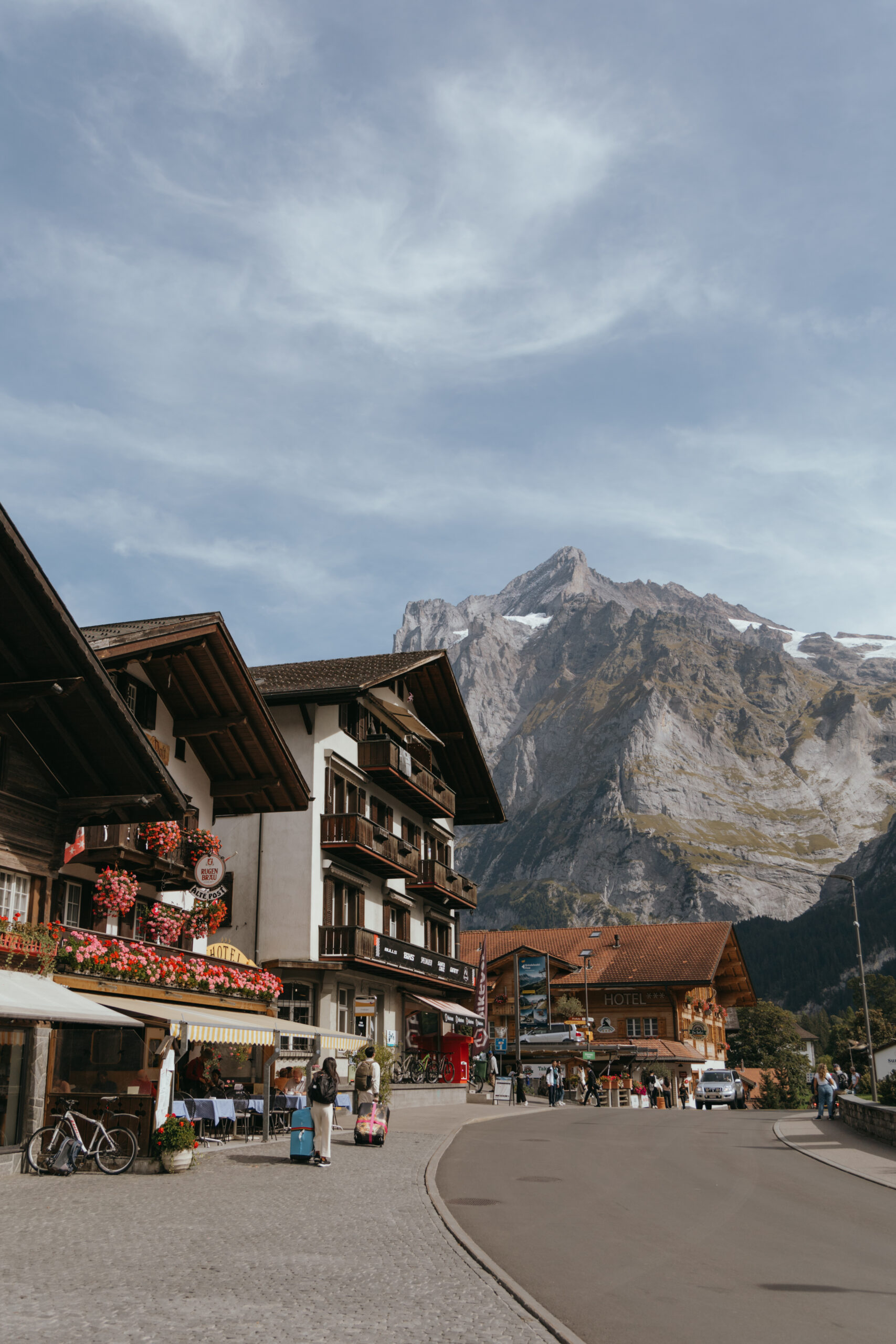 Grindelwald village in Switzerland