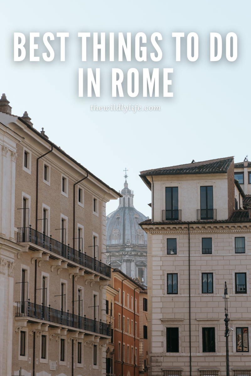 best things to do in Rome