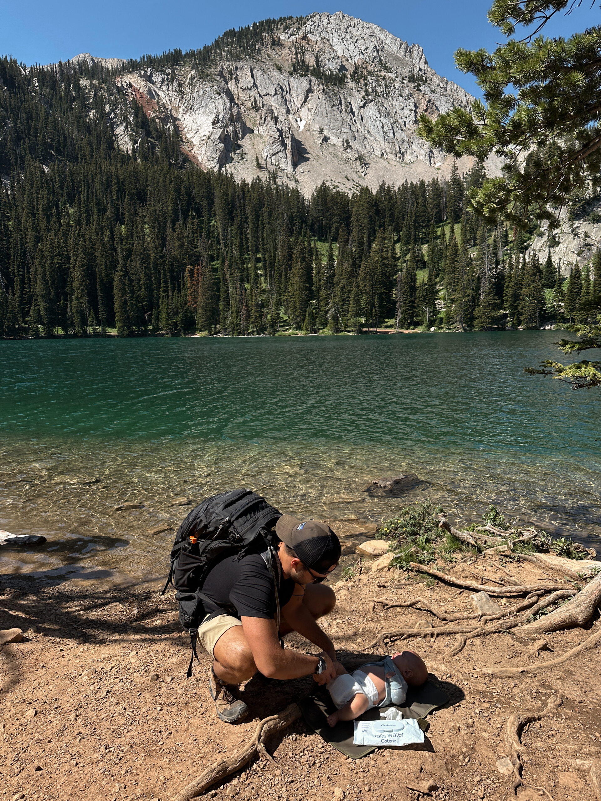hiking with a baby in bozeman